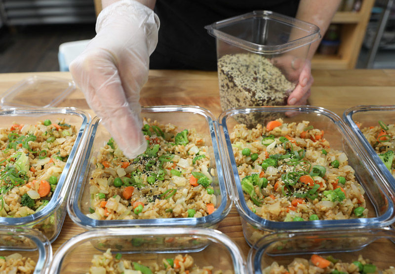 Extra veggie unfried rice